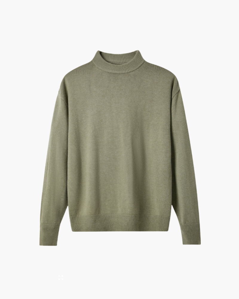 100 % Premium-Wolle Rollkragenpullover