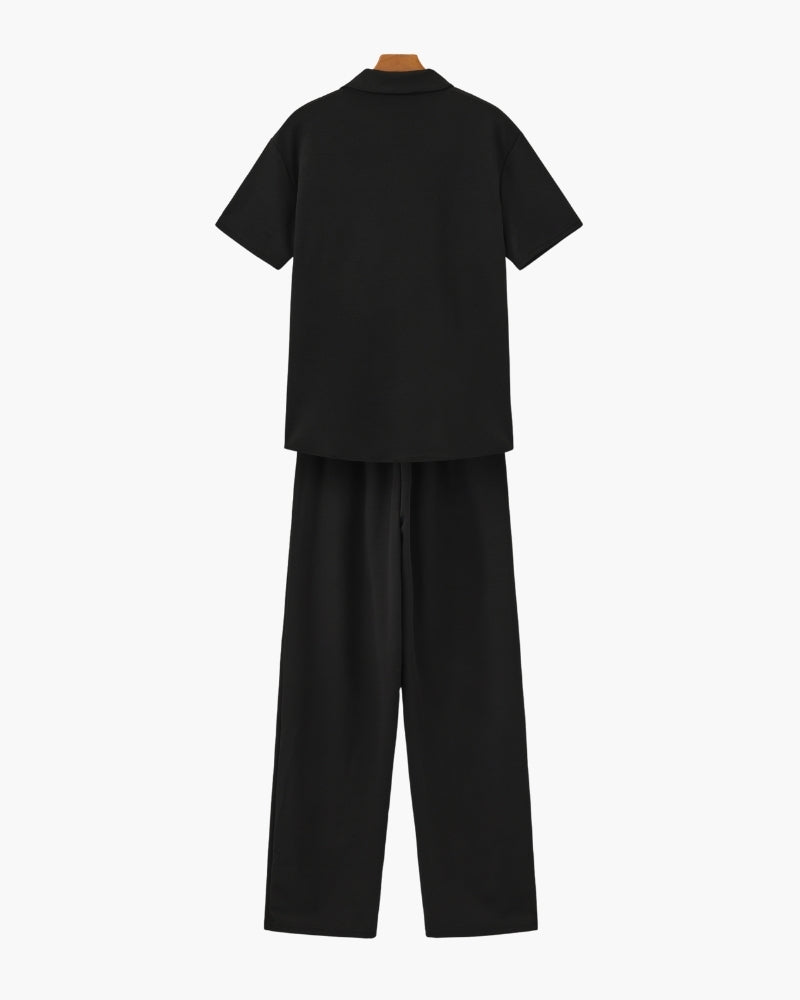 Baumwolle Polo & Hose Set