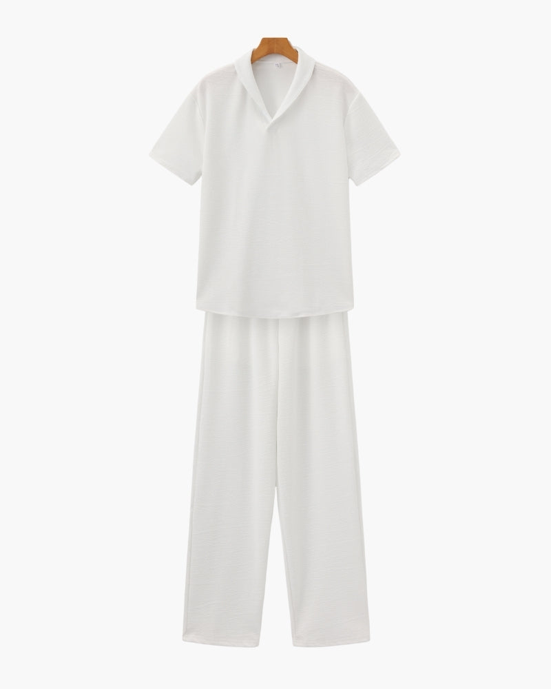Baumwolle Polo & Hose Set