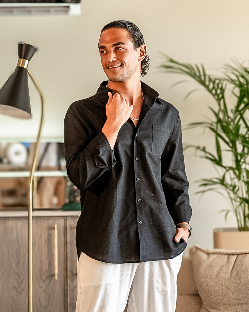 Cape Town – 100 % Leinen Hemd
