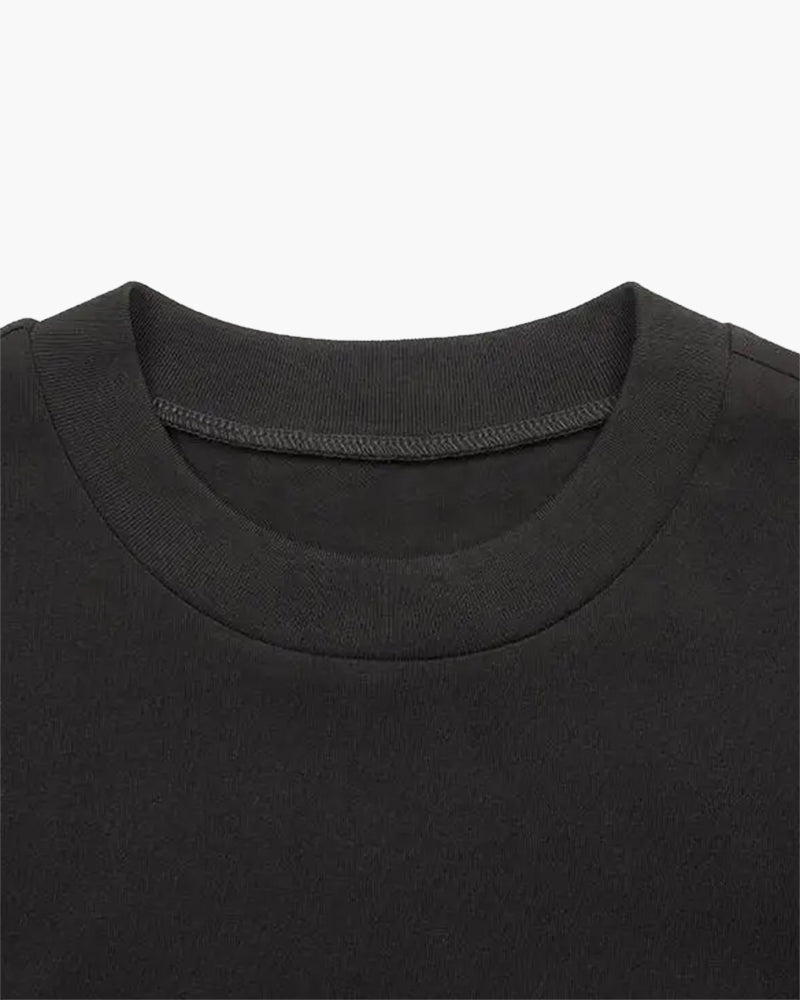 Edles Unifarbenes T-Shirt
