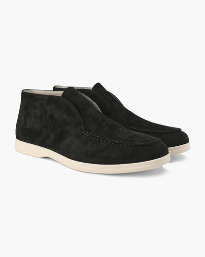 Hoher Wildleder Slipper