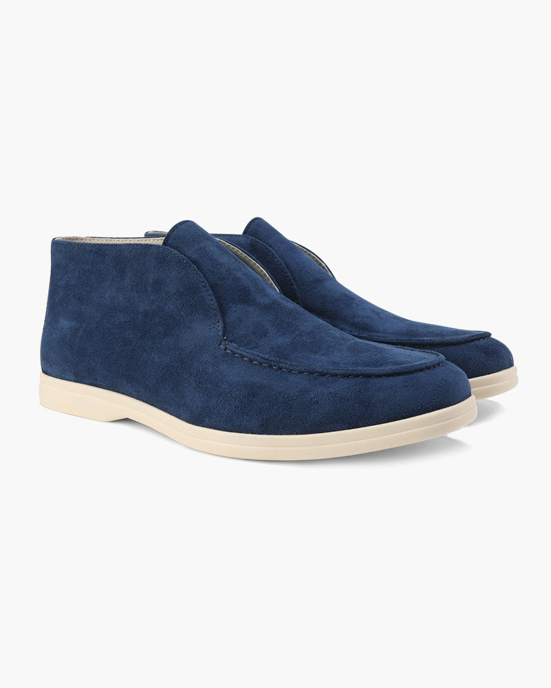 Hoher Wildleder Slipper