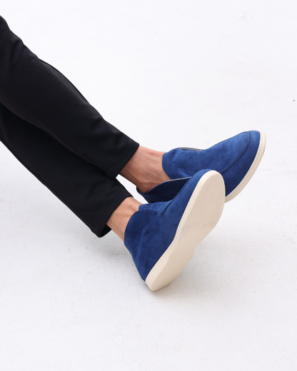 Hoher Wildleder Slipper