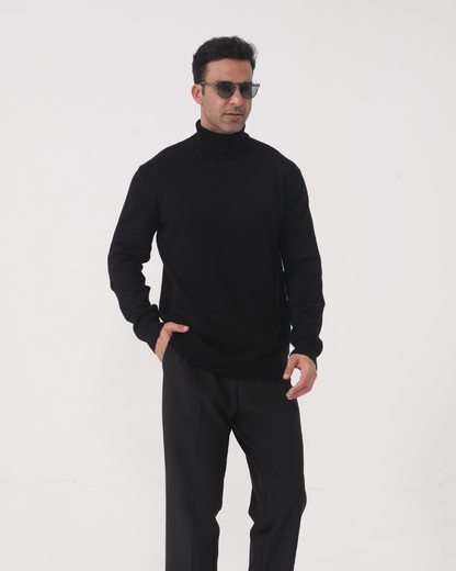 Gstaad Merinowolle Rollkragenpullover
