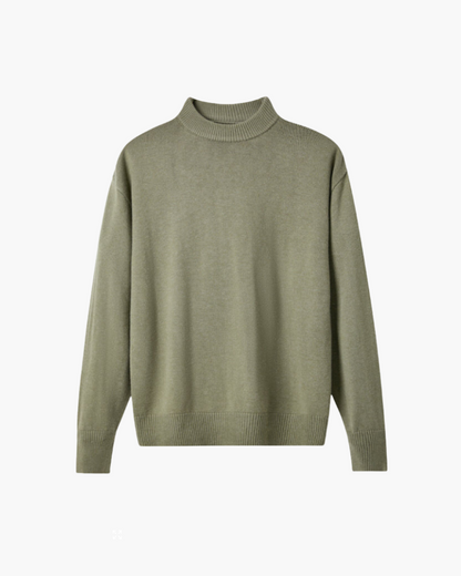 100 % Premium-Wolle Rollkragenpullover