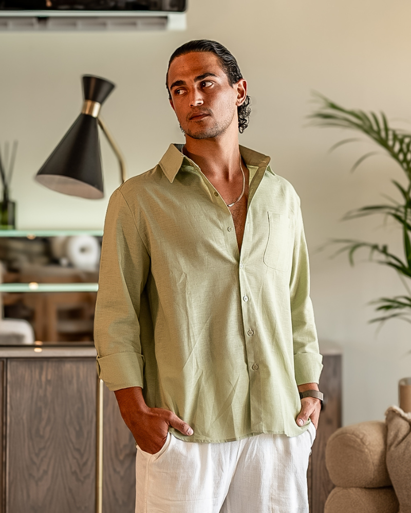 Cape Town – 100 % Leinen Hemd