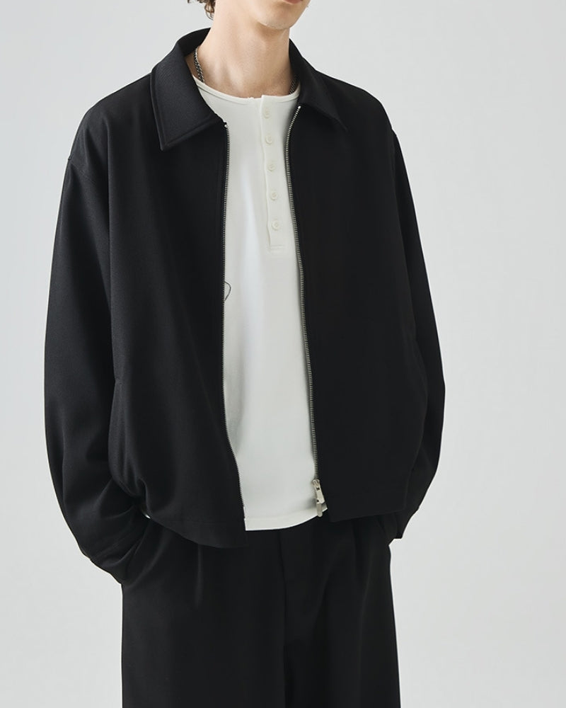Minimalistisch Zip Jacke