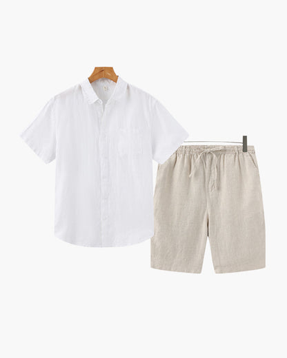 Leinen-Kombination (Shorts)