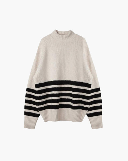 Gestreifter Coastal-Pullover