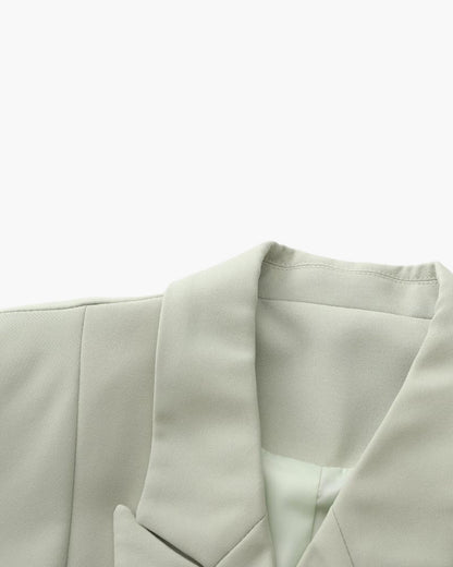 Dame Luxus Übergroß Blazer