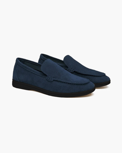 Premium Wildleder Slipper – Schwarze Sohlen