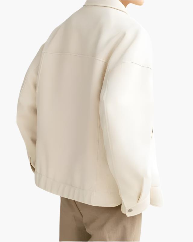 Klassisches Waffle-Struktur-Overshirt