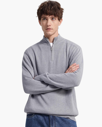100 % Merinowolle Zip-Up