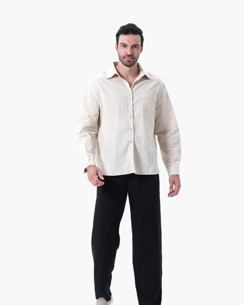Leinen-Kombination (Langarmshirt)