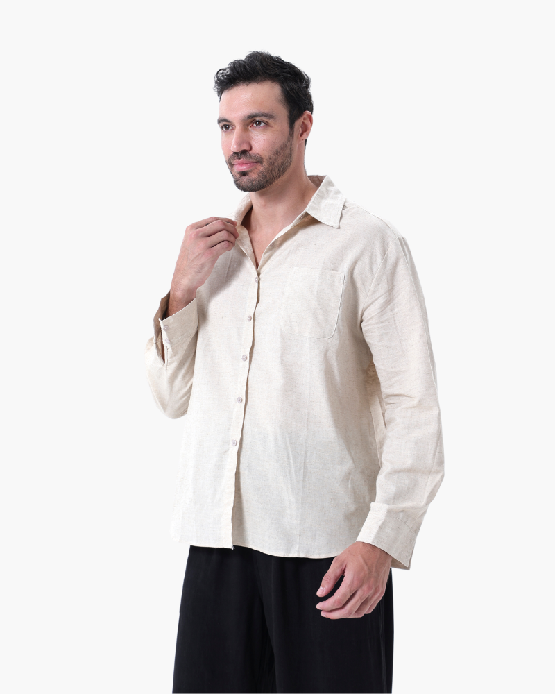 Leinen-Kombination (Langarmshirt)
