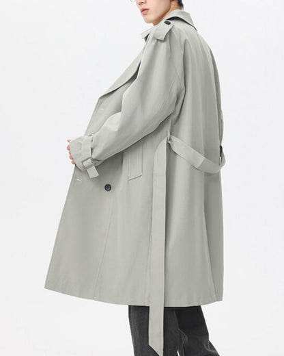 Klassischer Doppelreihiger Trenchcoat