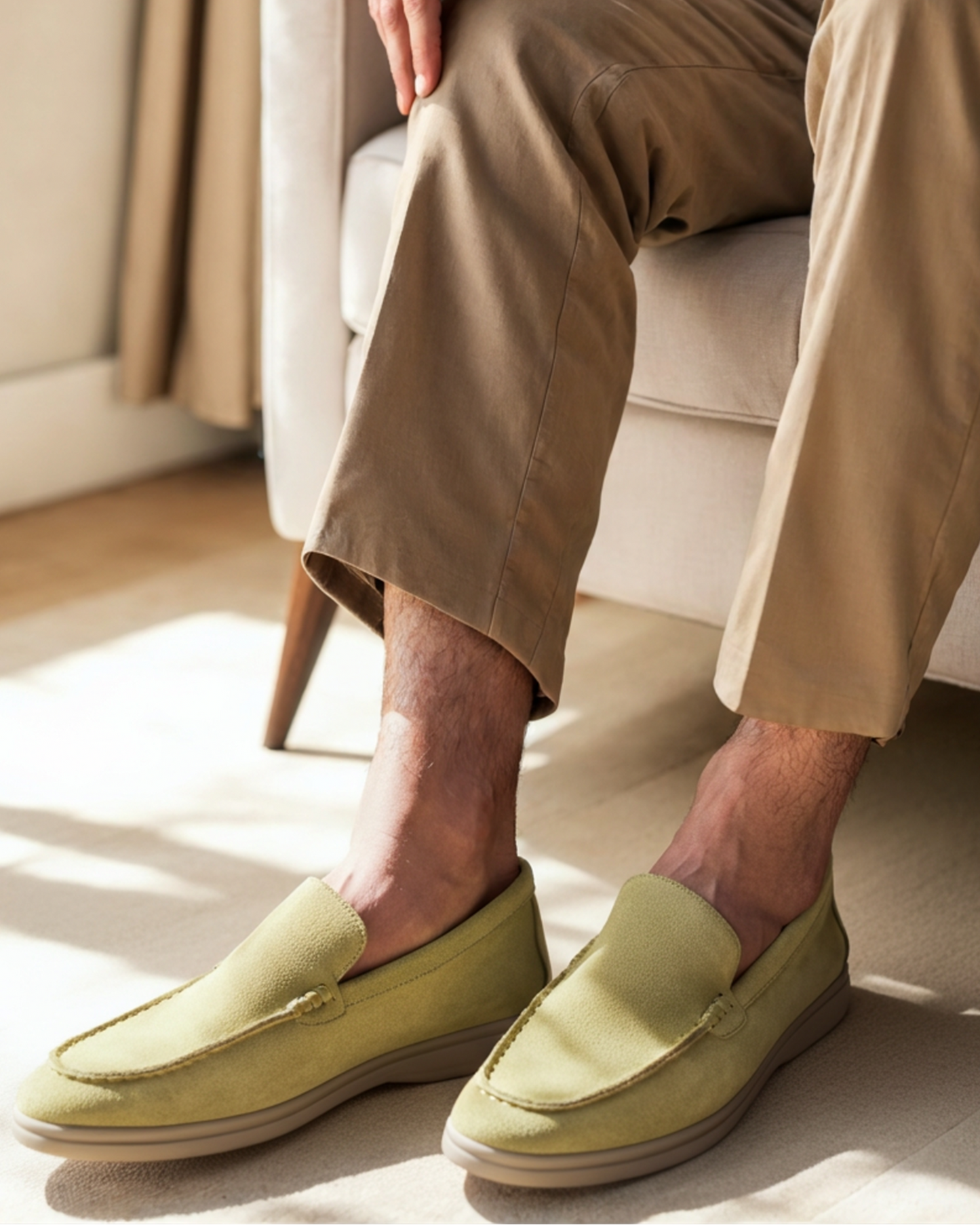 Premium-Wildleder-Slipper