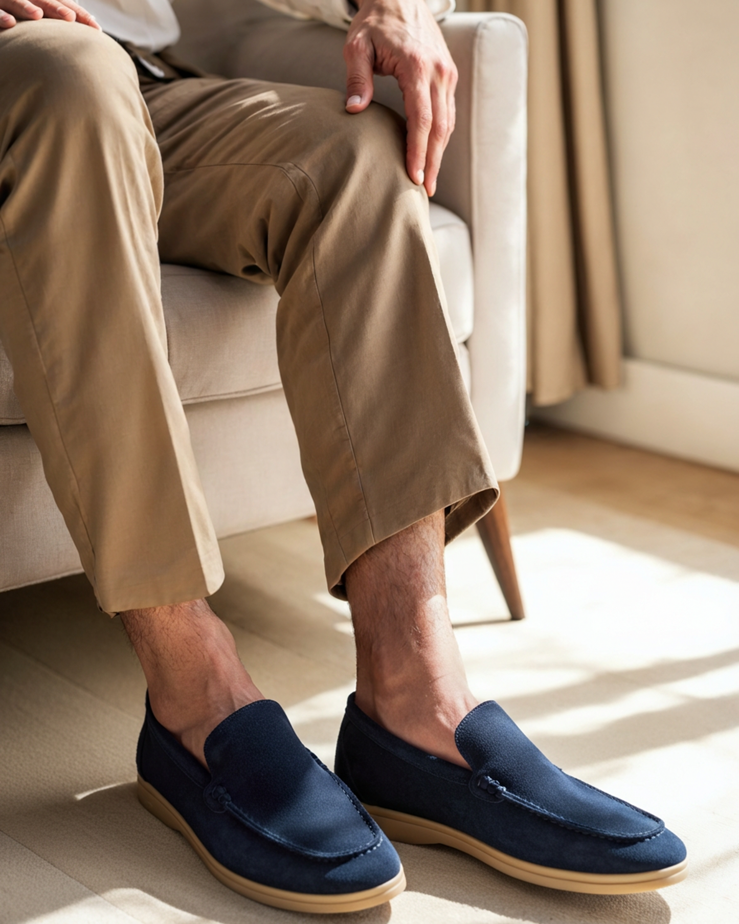 Premium-Wildleder-Slipper