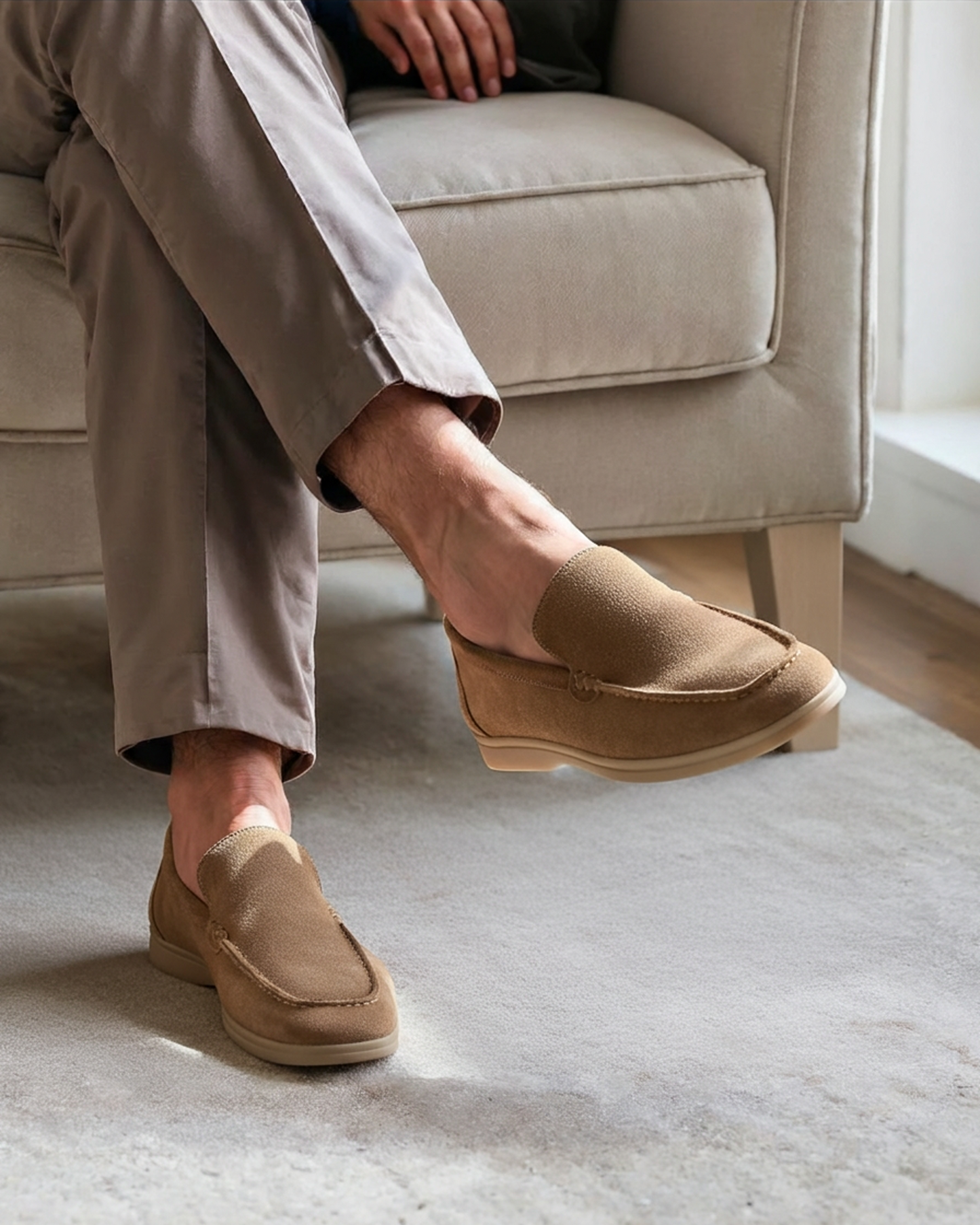 Premium-Wildleder-Slipper