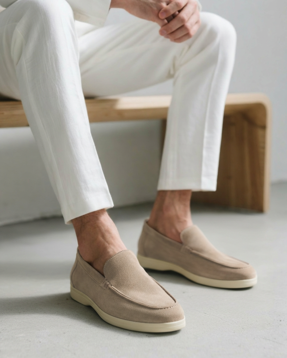 Wildleder Slipper