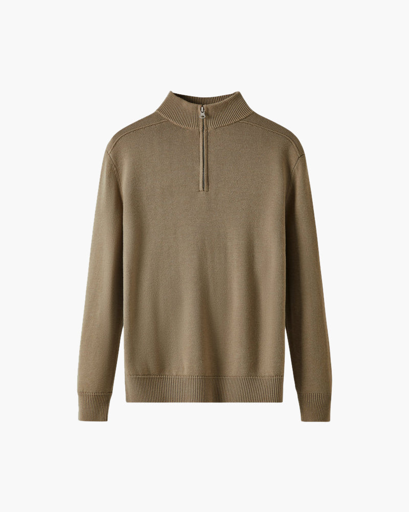 100 % Merinowolle Zip-Up