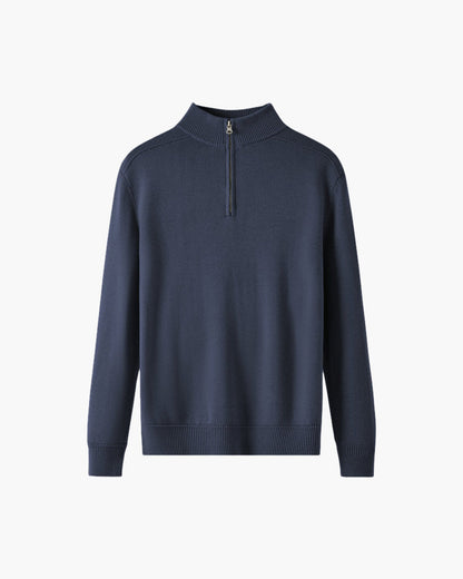 100 % Merinowolle Zip-Up